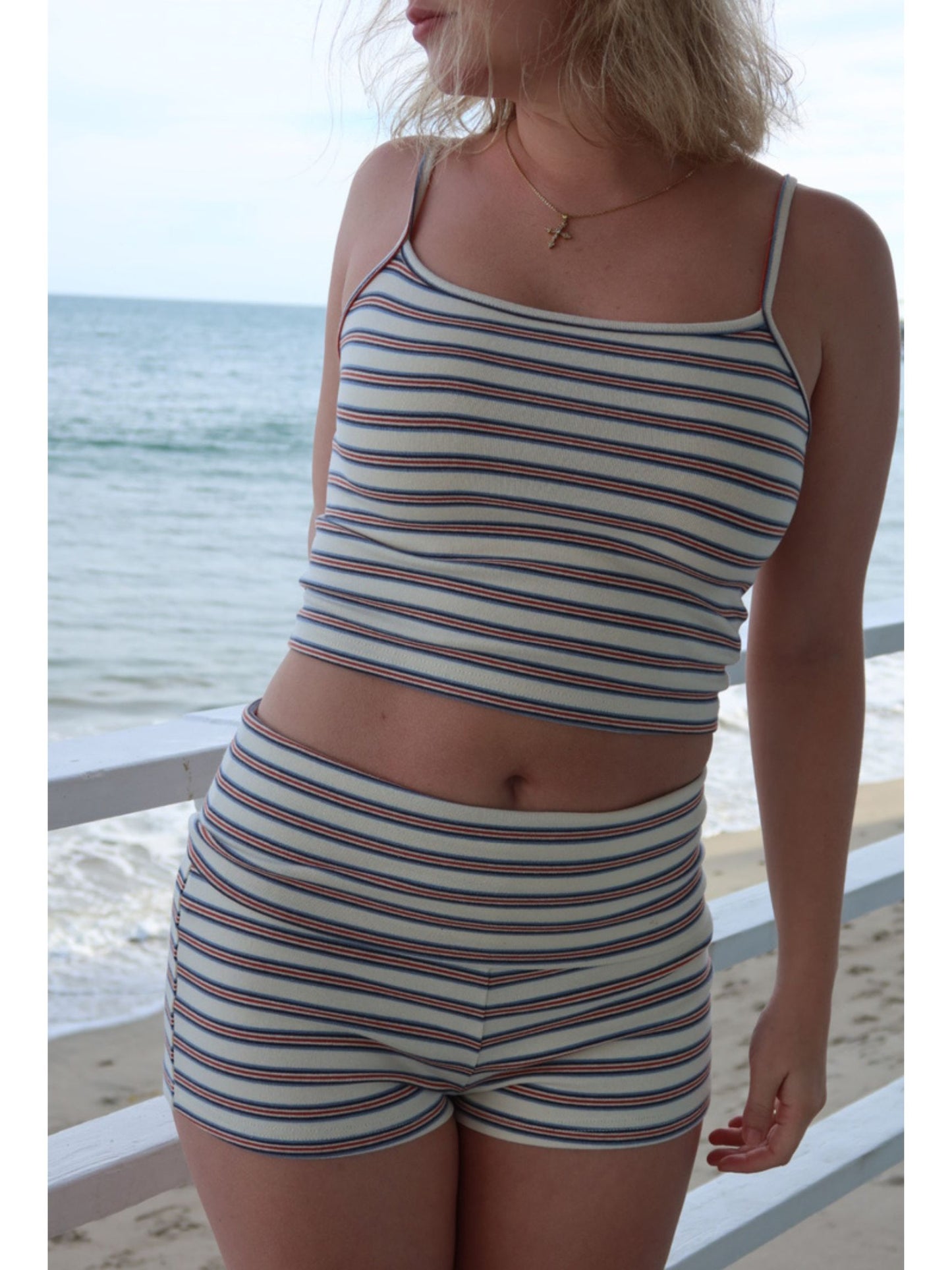Jane Ribbed Stripe Top