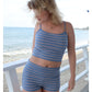 Jane Ribbed Stripe Short