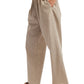 Plaid Woven Drawstring Pants