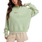 Pistachio Stripe Sweater