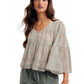 Ditsy Floral Tiered Blouse