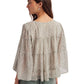 Ditsy Floral Tiered Blouse