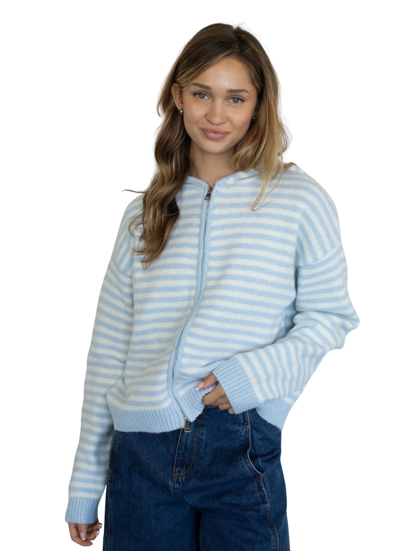 Latte Zipper Hoodie