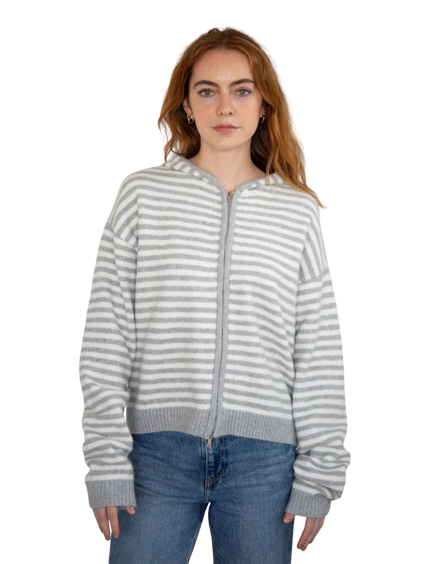 Latte Zipper Hoodie