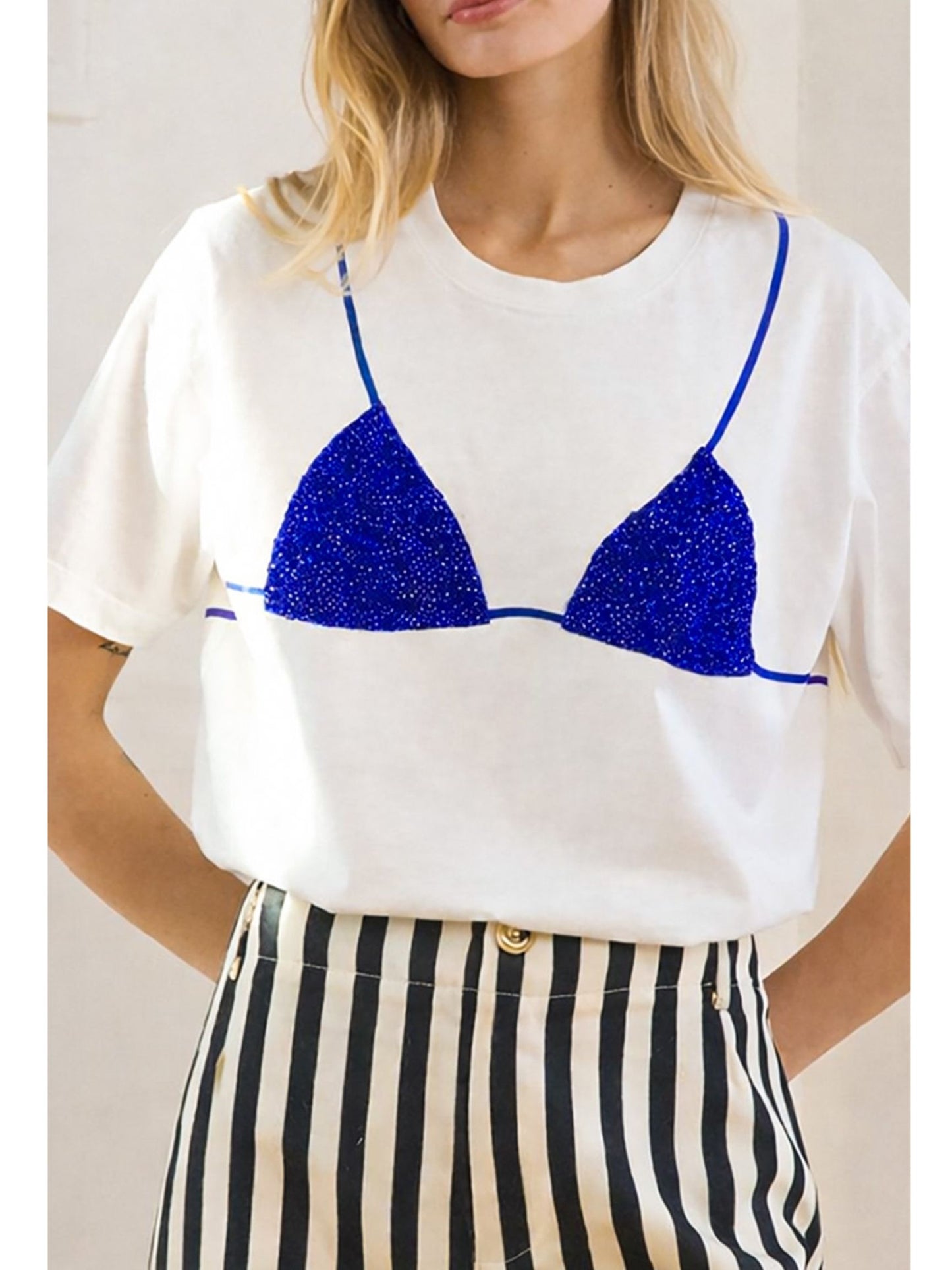 Bikini Print Bikini Top
