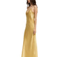 Daffodil Lace Detailed Maxi Satin Dress