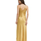 Daffodil Lace Detailed Maxi Satin Dress