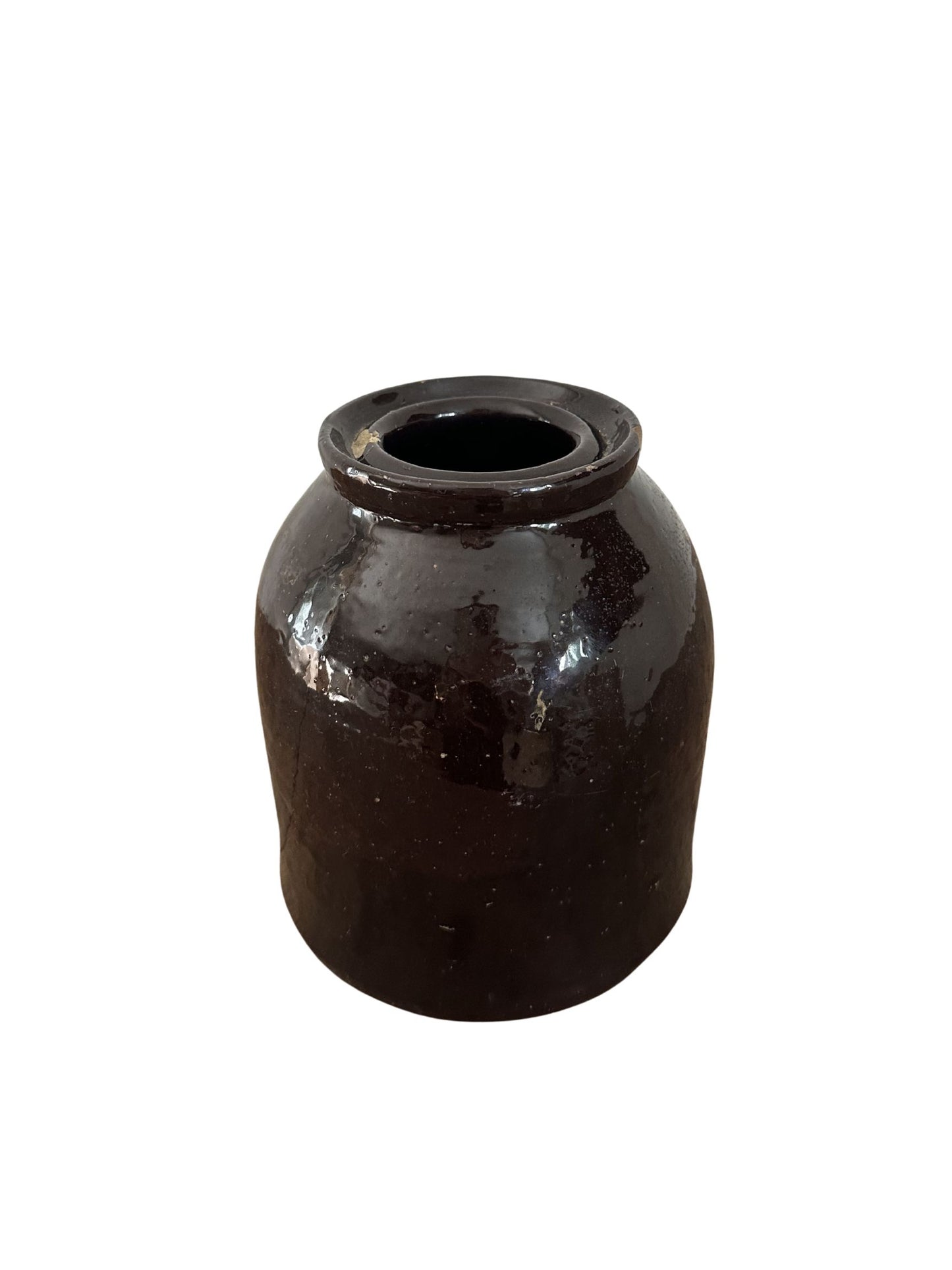 Vintage Small Brown Crock - Pick Up Only