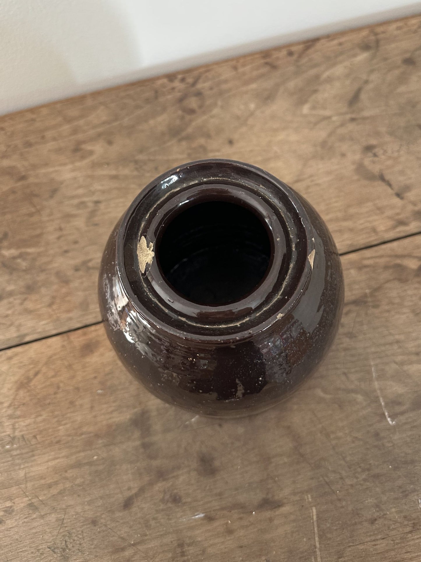 Vintage Small Brown Crock - Pick Up Only