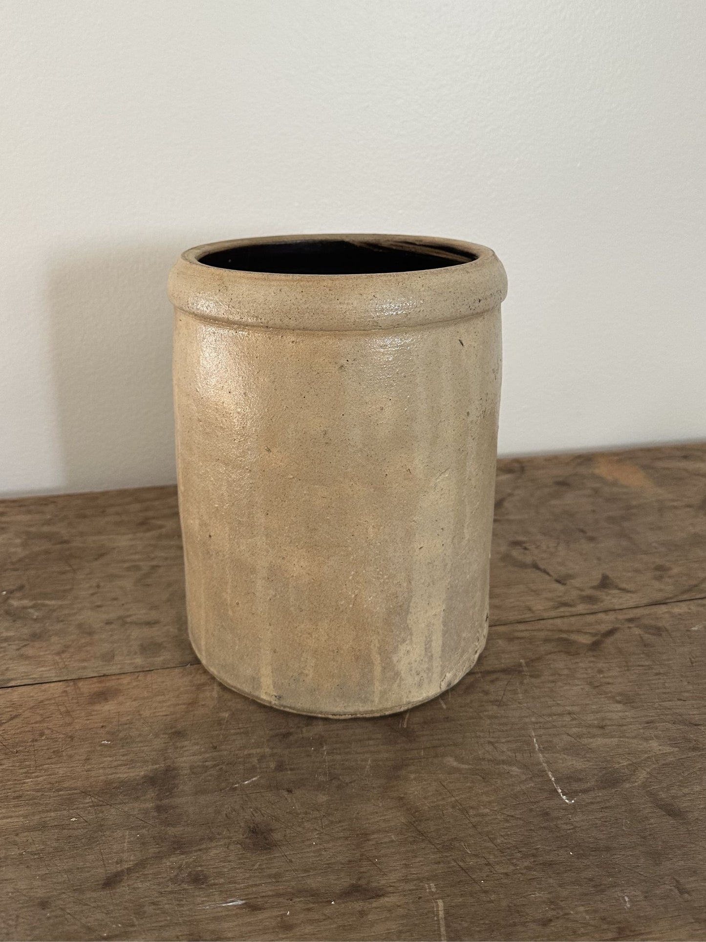 Vintage Stoneware Cream Crock