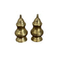 Vintage Brass Salt & Pepper Shakers