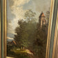 Antique 1917 Oil Painting Landscape in Ornate Gilt Frame - Pick Up Only
