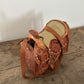 Vintage 1970s Hand-Tooled Leather Horse Saddle Purse