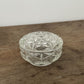Vintage Glass Trinket Box w/ Lid