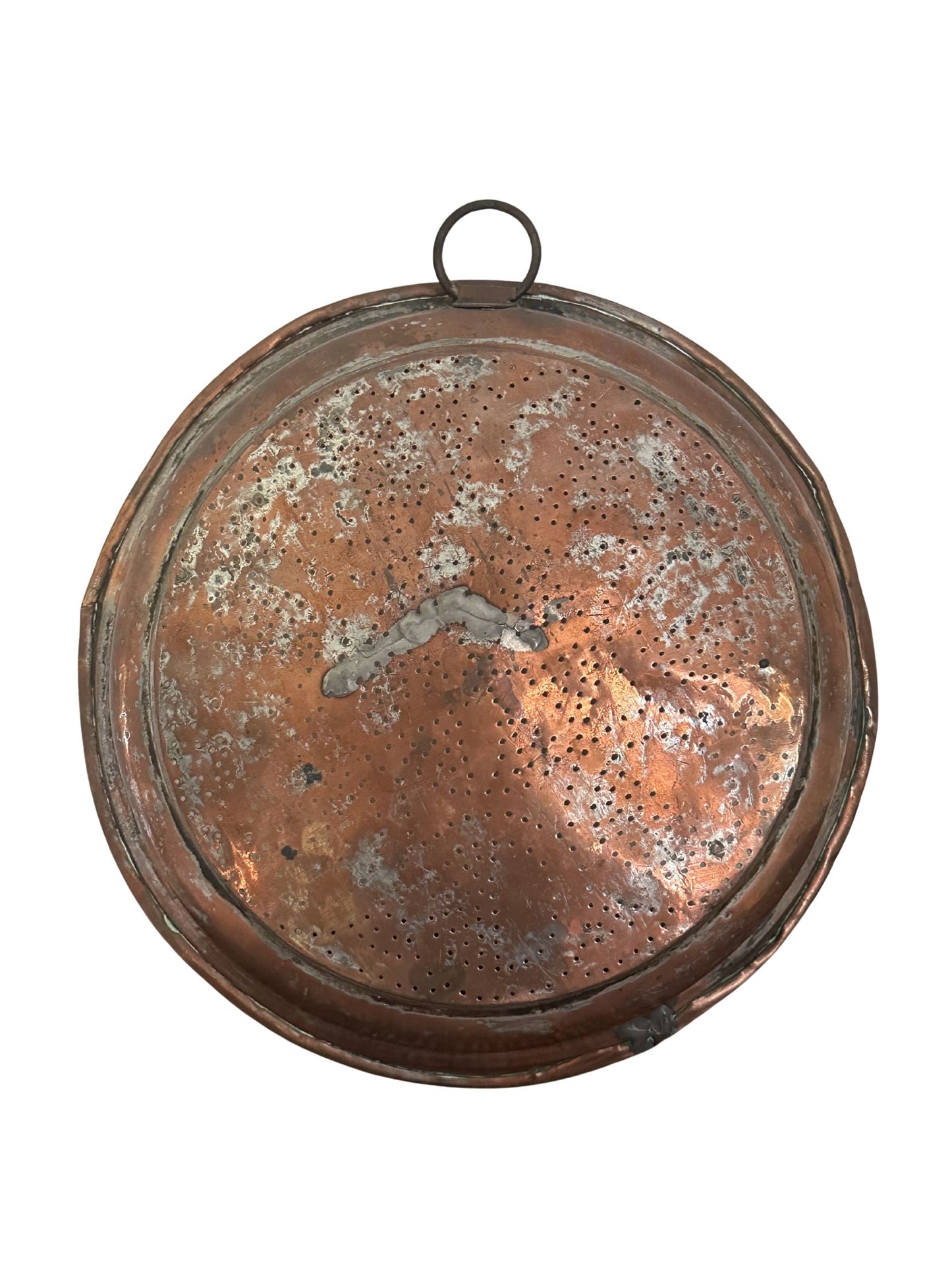 Primative French Copper Colander