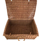 Vintage Wicker Storage Trunk Basket with Lid - Pick Up Only