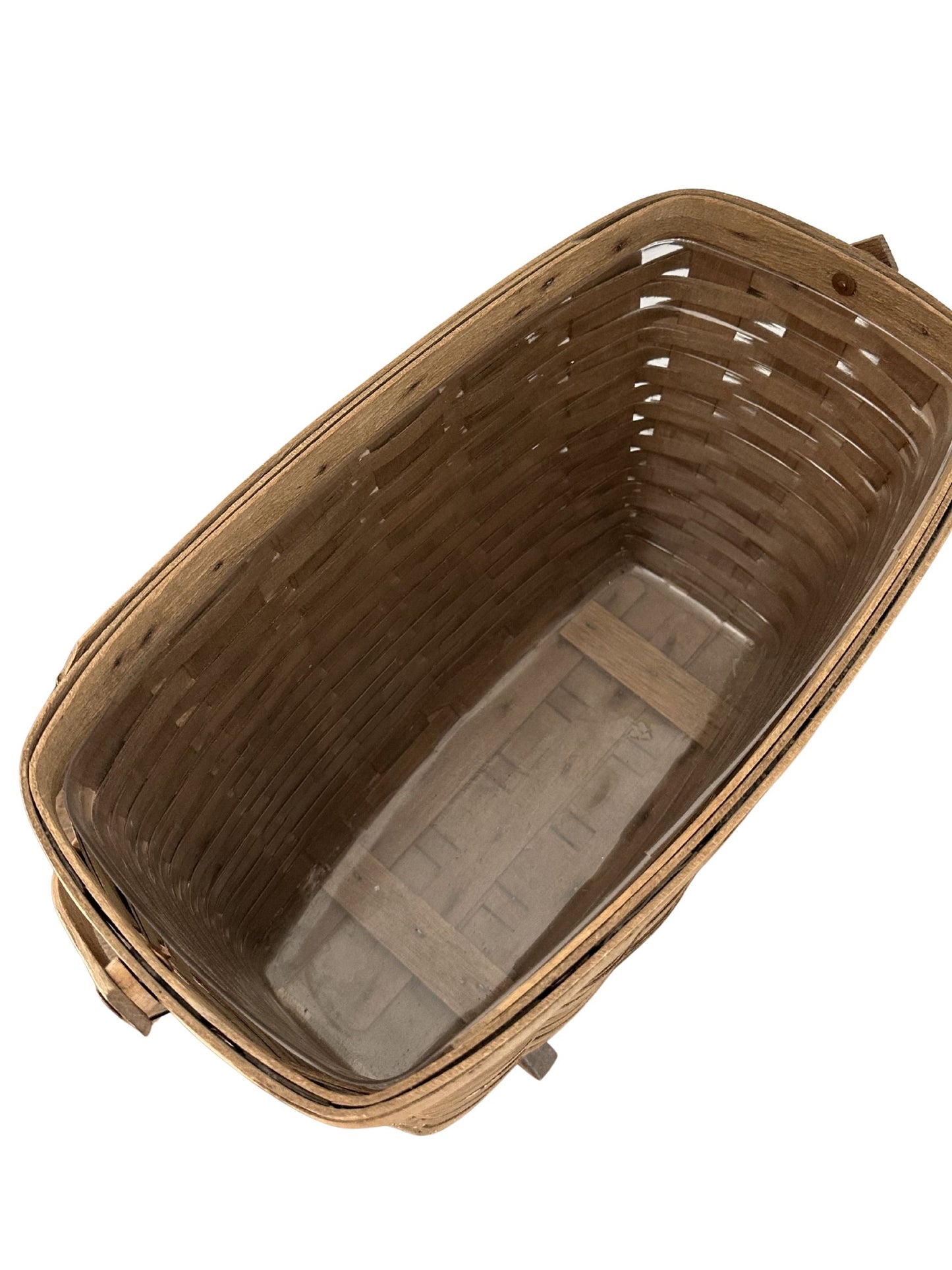 Vintage Longaberger Footed Magazine Basket - Pick Up Only