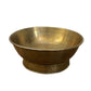 Vintage Footed Brass Bowl