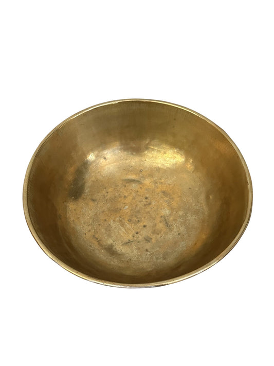 Vintage Footed Brass Bowl