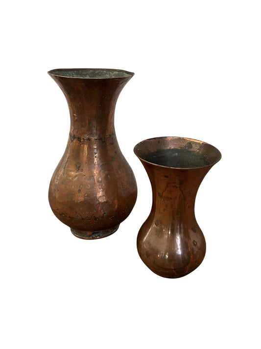Vintage Copper Vase - Multiple Sizes