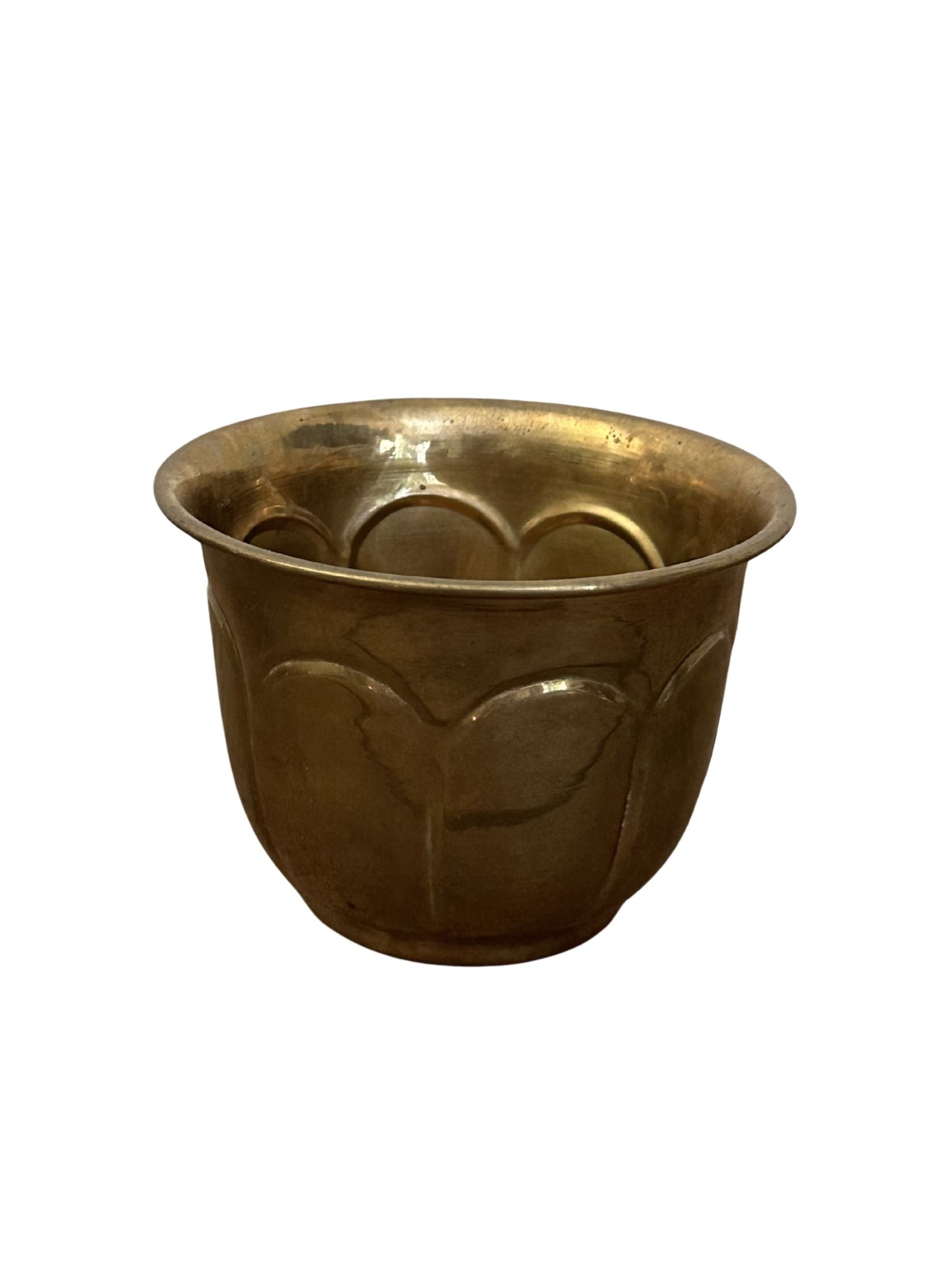 Vintage Small Brass Planter