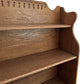 Antique Oak Cottage Bookshelf / Display Shelf - Pick Up Only