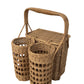 Vintage French Style Picnic Basket w/ Lid and Handle - Pick Up Only