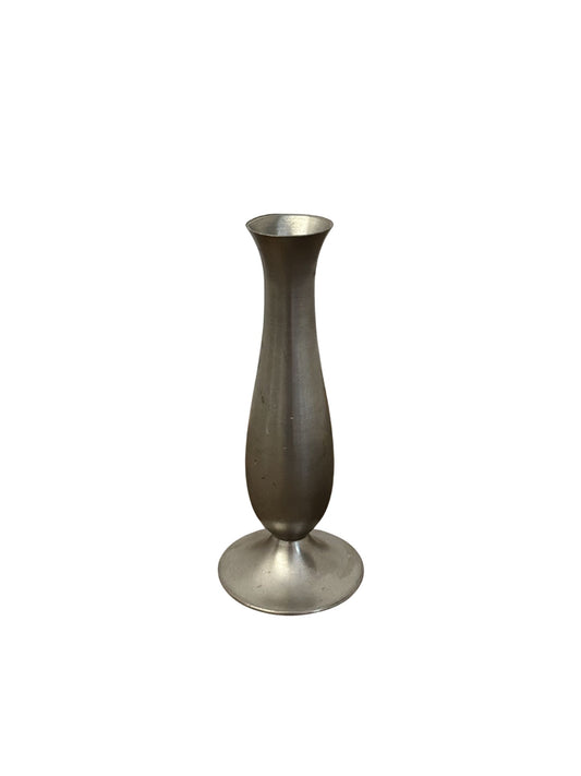 Vintage Small Pewter Bud Vase