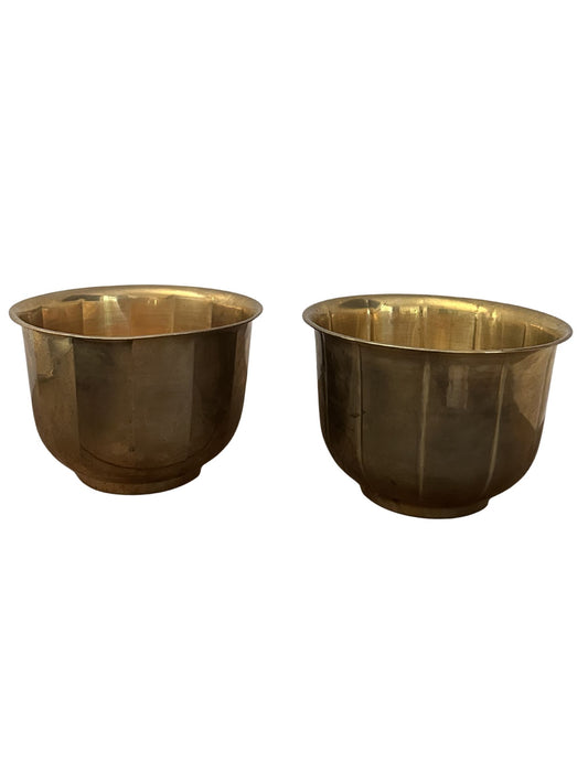 Vintage Large Brass Planter