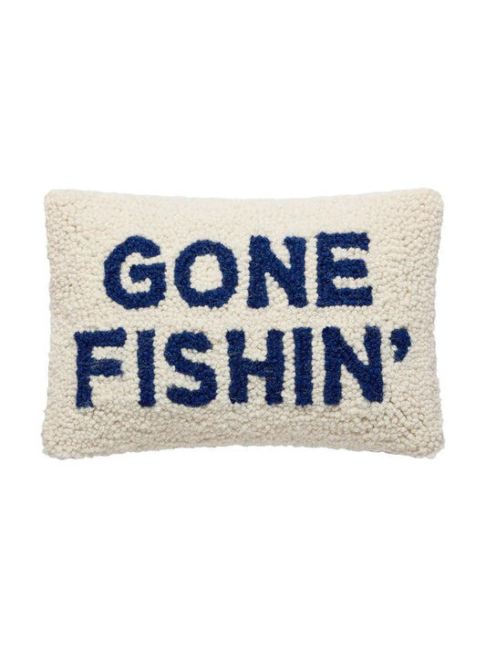Gone Fishin' Hook Pillow