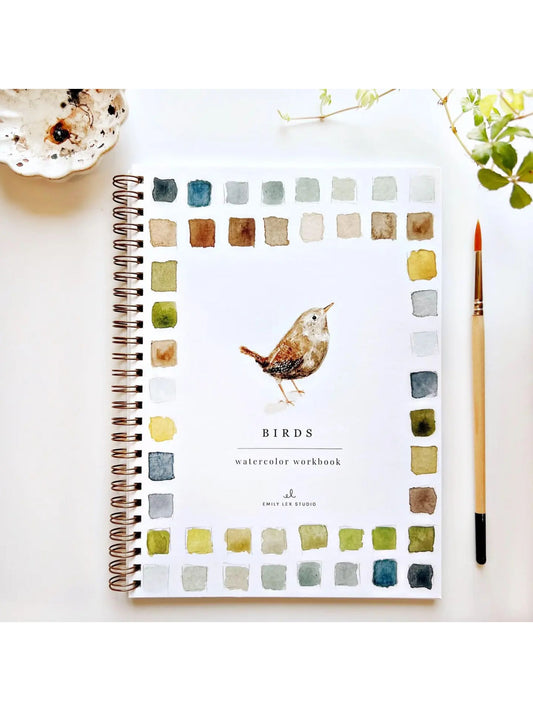 Birds Watercolor Workbook