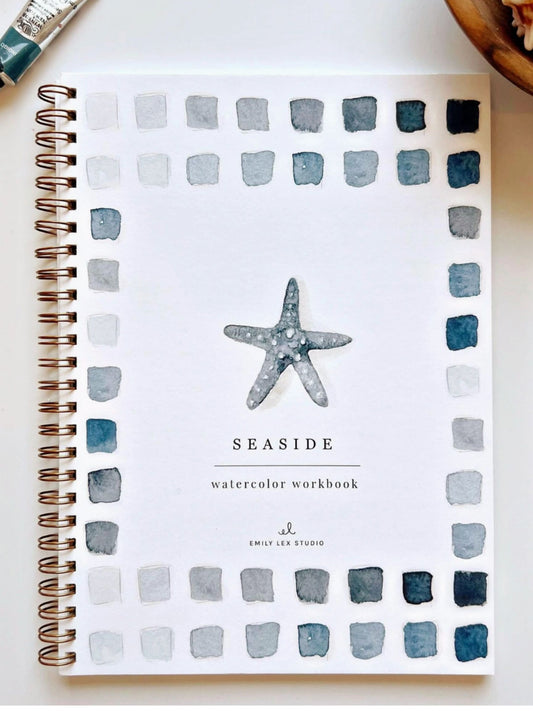Seaside Watercolor Workbook