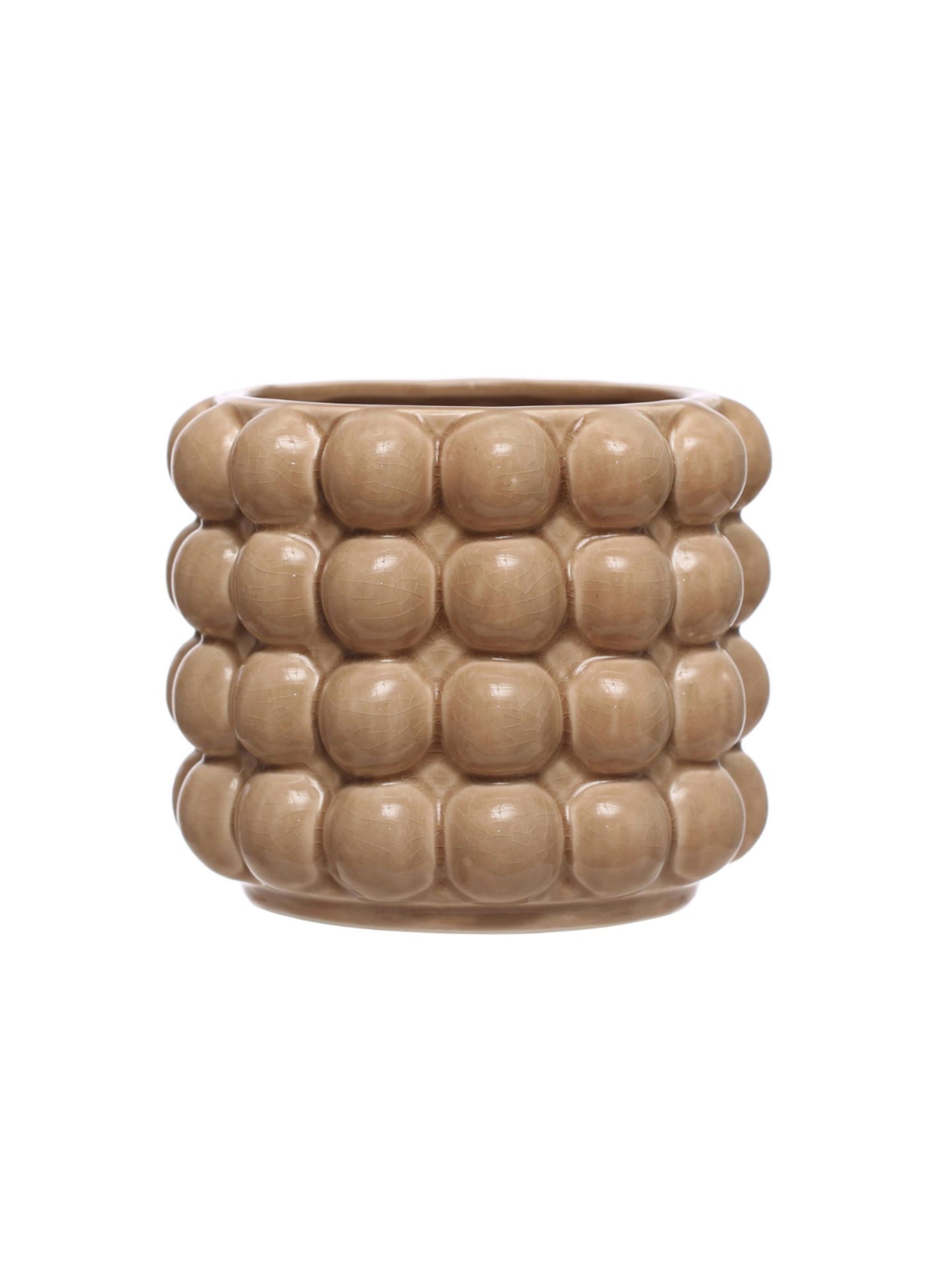 Stoneware Planter w/ Raised Dots