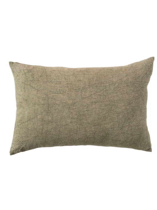 Stonewashed Linen Lumbar Pillow