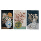 Cotton & Linen Printed Tea Towel w/ Flowers in Vase