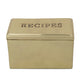 Etched Stainless Steel "Recipes" Box