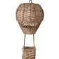 Hand-Woven Rattan Hot Air Balloon - Pick Up Only
