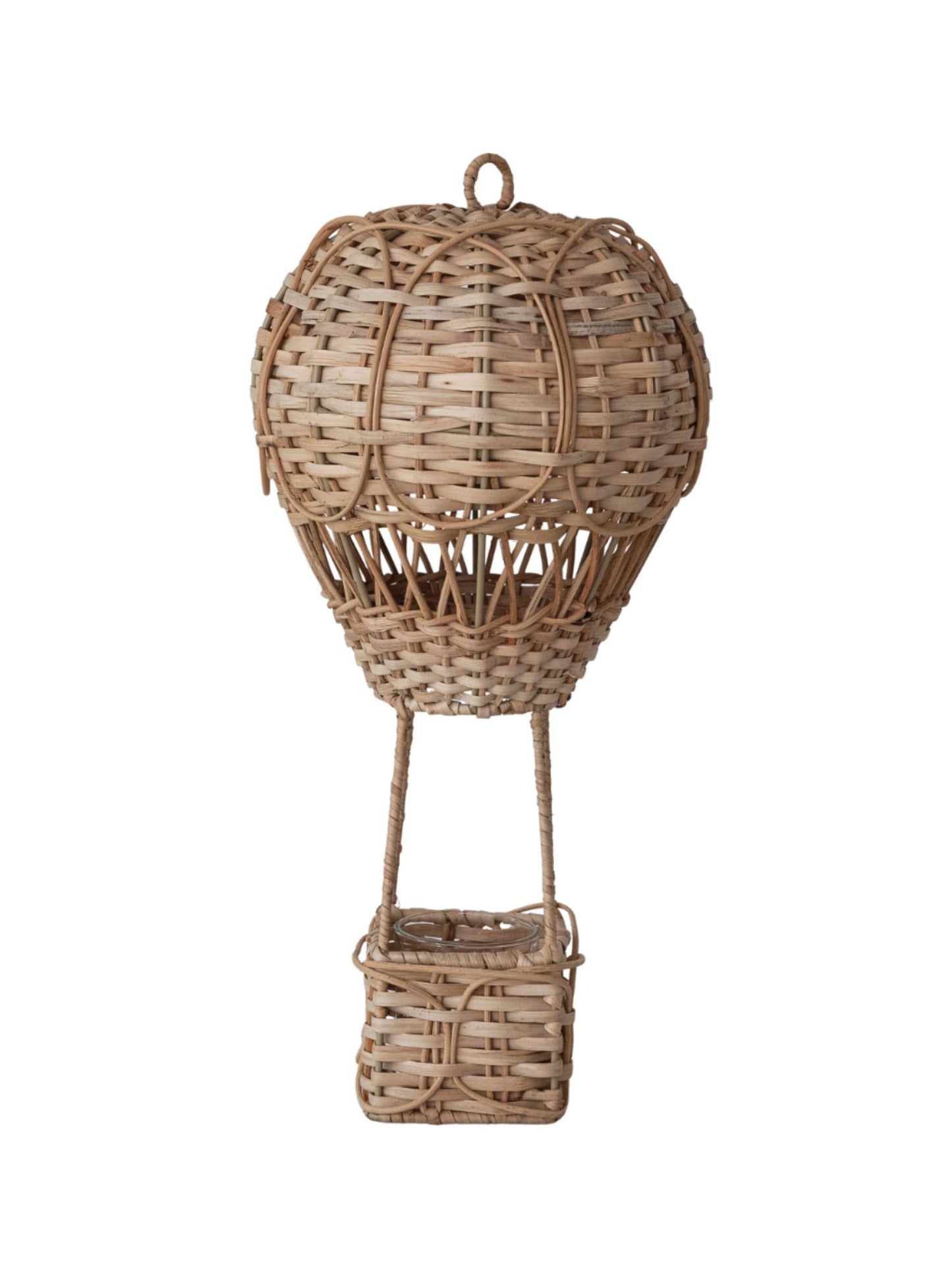 Hand-Woven Rattan Hot Air Balloon - Pick Up Only