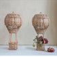 Hand-Woven Rattan Hot Air Balloon - Pick Up Only