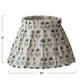 Cotton Blend Box Pleated Clip-on Lampshade w/ Removable Cover