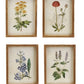 Wood Framed Glass Wall Decor with Flowers - Pick Up Only