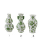 Hand-Painted Stoneware Vase with Floral Design