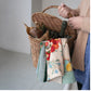 Decorative Hand-Woven Rattan Picnic Basket