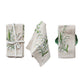 Embroidered Lily of the Valley Cotton & Linen Napkin Set