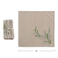 Embroidered Lily of the Valley Cotton & Linen Napkin Set
