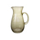 54 oz. Green Glass Pitcher w/ Etched Botanicals - Pick Up Only