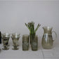 54 oz. Green Glass Pitcher w/ Etched Botanicals - Pick Up Only
