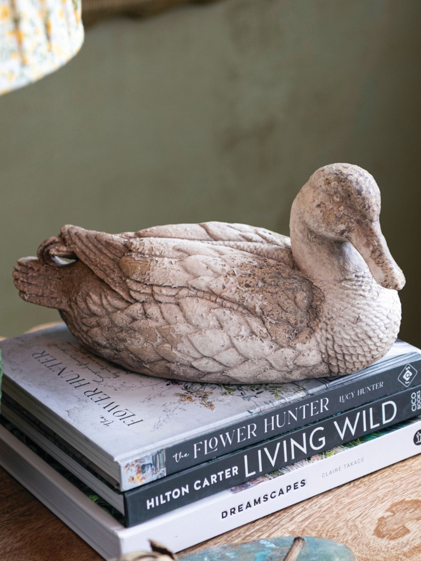 Resin Duck, Heavily Distressed Finish (Each Will Vary)