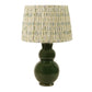 Table Lamp with Pleated Fabric Shade & Inline Switch - Pick Up Only
