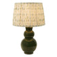Table Lamp with Pleated Fabric Shade & Inline Switch - Pick Up Only